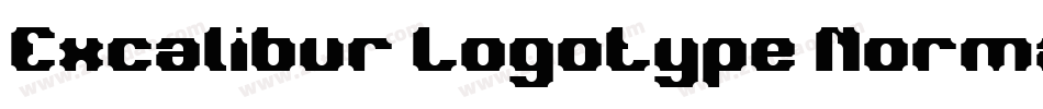 Excalibur Logotype Normal字体转换